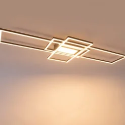 Deckenleuchte Anthrazit inkl. LED, Fernbedienung - Riha