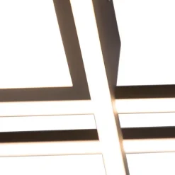 Deckenleuchte Anthrazit inkl. LED, Fernbedienung - Riha