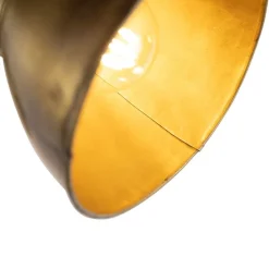 Deckenleuchte Bronze mit Holz 3-flammig - Mangos