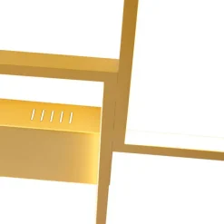 Deckenleuchte Gold inkl. LED 3 Stufen dimmbar 5 Lichter - Lejo