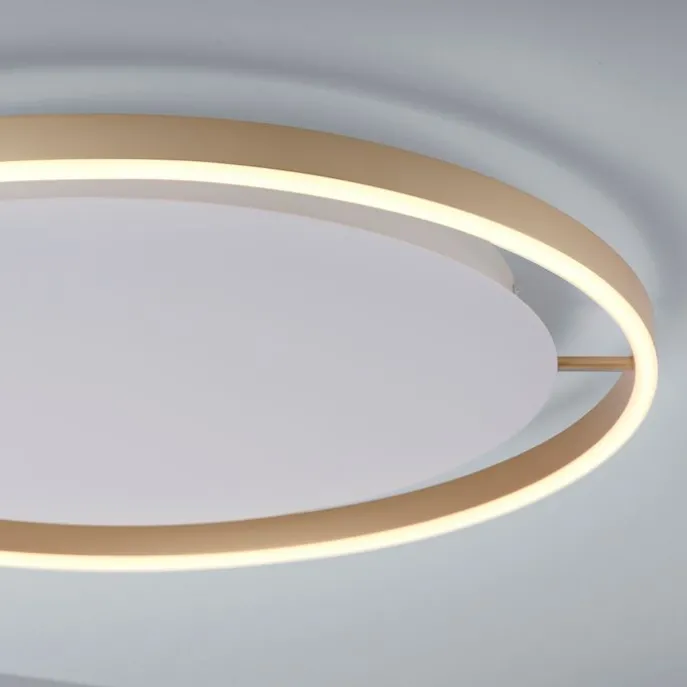 Deckenleuchte Messing 58,8 cm inkl. LED 3-stufig dimmbar - Zlatan