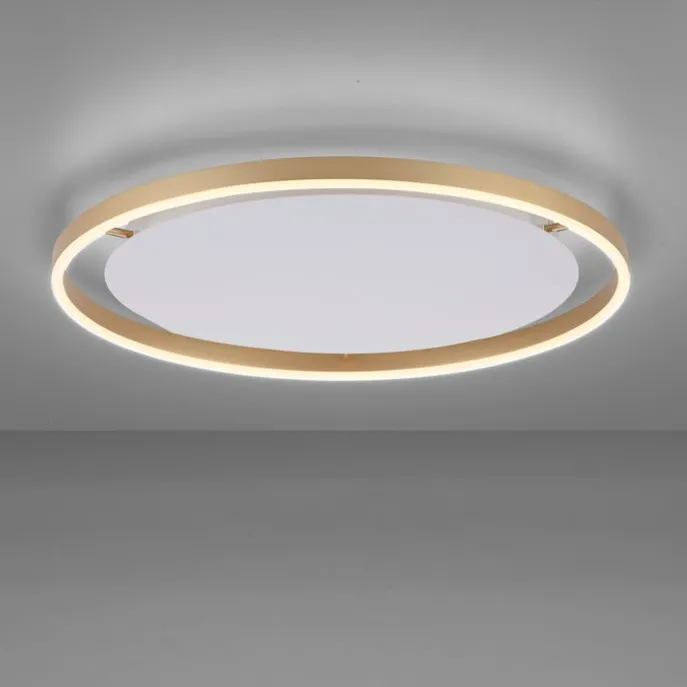 Deckenleuchte Messing 58,8 cm inkl. LED 3-stufig dimmbar - Zlatan