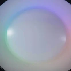 Deckenleuchte Schwarz inkl. dimmbarer RGBW LED mit Fernbedienung - Arco