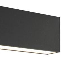 Deckenleuchte schwarz inkl. LED 3-Stufen-Dimmbar 2700-4000K mit Dip-Schalter - Keane