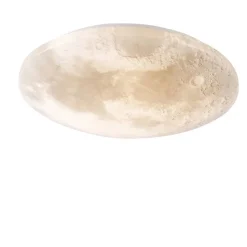 Deckenleuchte weiß inkl. LED und Dimmer mit Fernbedienung - Mähne