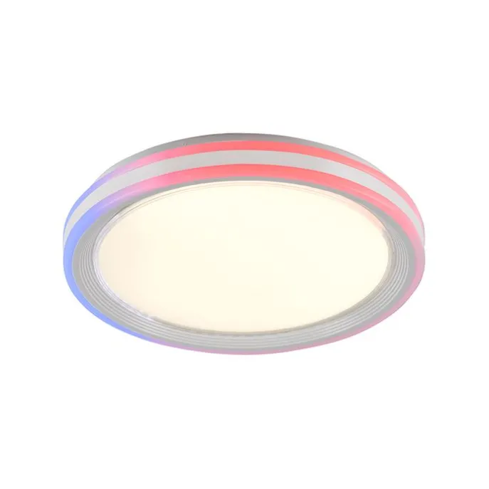 Deckenleuchte weiß inkl. LED mit Fernbedienung - Rynek