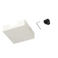 Deckenplatte Schienensystem weiß quadratisch 1-phasig - Iconic