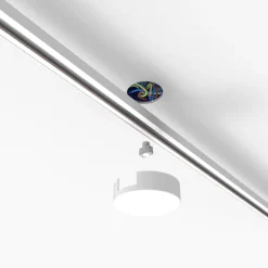 Deckenplatte Schienensystem weiß rund 1-phasig - Iconic