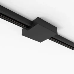 Deckenplatte Schienensystem schwarz quadratisch 1-phasig - Iconic