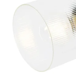 Deckenstrahler Gold mit Glas 4-flammig verstellbar - Laura