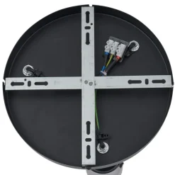 Deckenstrahler Gunmetal Rund 3-flammig drehbar und verstellbar - Drain