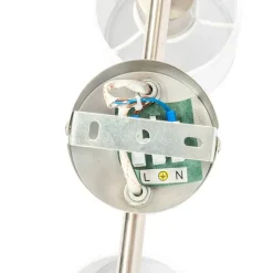 Deckenstrahler Stahl mit weißem Schirm 2-Licht verstellbar - Hetta