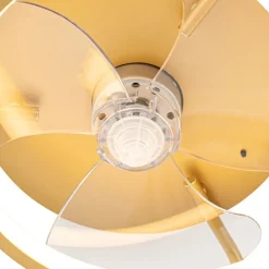 Deckenventilator Gold 46,5 cm inkl. LED mit Fernbedienung - Kees