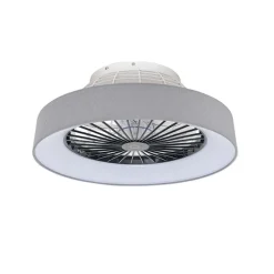 Deckenventilator grau mit Sterneffekt 47cm inkl. LED Dimmbar mit Fernbedienung - Emily