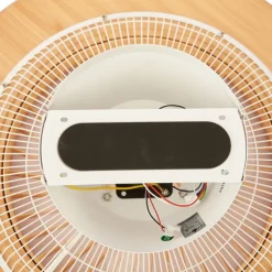 Deckenventilator Holzoptik mit Sterneffekt 60cm inkl. LED Dimmbar mit Fernbedienung - Climo
