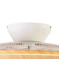Deckenventilator Holzoptik mit Sterneffekt 60cm inkl. LED Dimmbar mit Fernbedienung - Climo