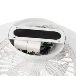 Deckenventilator weiß mit Sterneffekt 60cm inkl. LED Dimmbar mit Fernbedienung - Climo