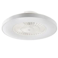 Deckenventilator weiß mit Sterneffekt 60cm inkl. LED Dimmbar mit Fernbedienung - Climo