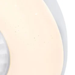 Deckenventilator weiß mit Sterneffekt 60cm inkl. LED Dimmbar mit Fernbedienung - Climo