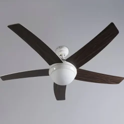 Deckenventilator weiß mit Holzaufdruck 132cm mit Fernbedienung - Cool