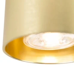 Design Aufbaustrahler Gold GU10 50mm - Tubo