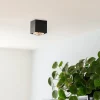 Design Aufbaustrahler schwarz quadratisch - Box