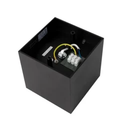 Design Aufbaustrahler schwarz quadratisch - Box