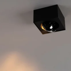 Design Aufbaustrahler Schwarz Verstellbar - Kaya