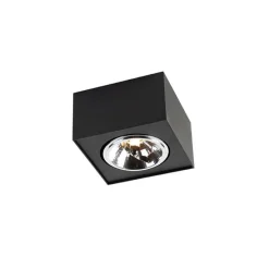 Design Aufbaustrahler Schwarz Verstellbar - Kaya