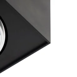 Design Aufbaustrahler Schwarz Verstellbar - Kaya