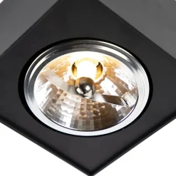 Design Aufbaustrahler Schwarz Verstellbar - Kaya