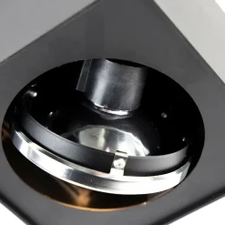 Design Aufbaustrahler Schwarz Verstellbar - Kaya