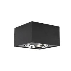 Design Aufbaustrahler Schwarz Verstellbar - Kaya