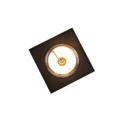 Design Aufbaustrahler Schwarz Verstellbar - Kaya