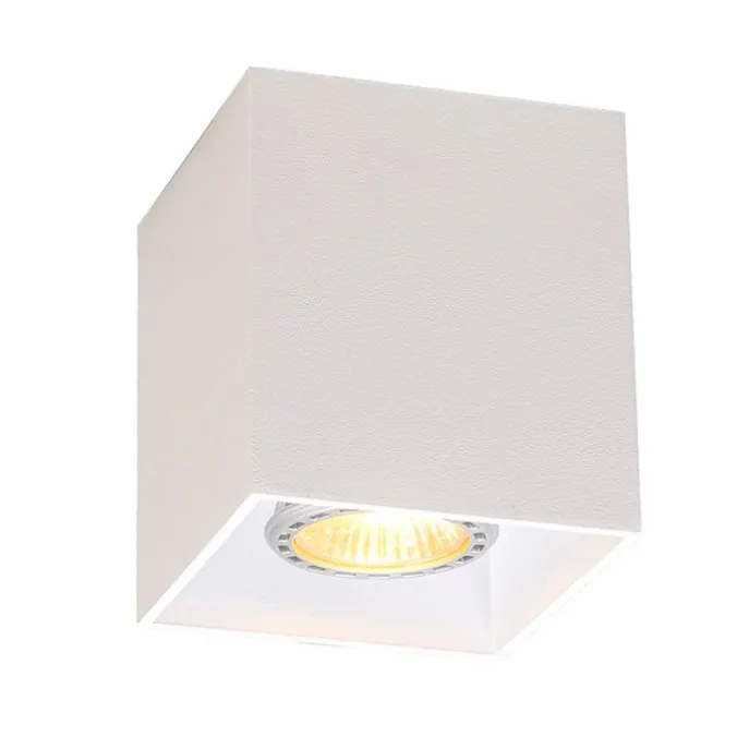 Design Aufbaustrahler Weiß GU10 50mm - Qubo