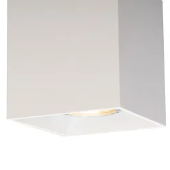 Design Aufbaustrahler Weiß GU10 50mm - Qubo