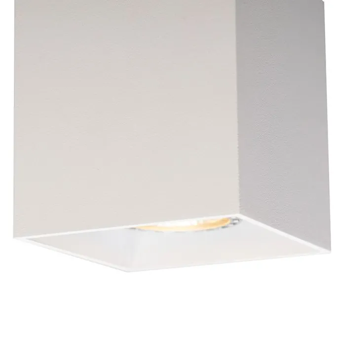 Design Aufbaustrahler Weiß GU10 50mm - Qubo