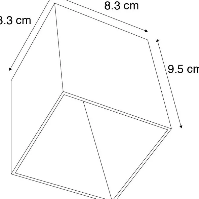Design Aufbaustrahler Weiß GU10 50mm - Qubo