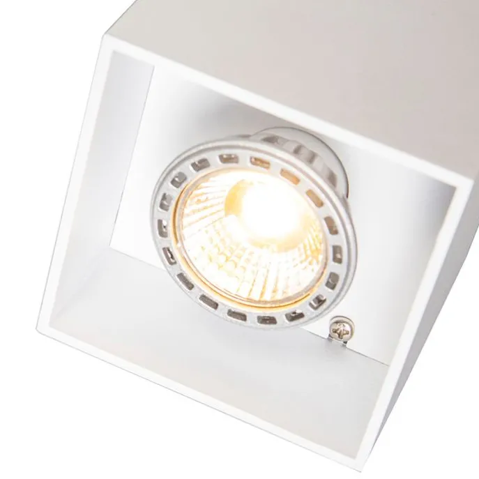 Design Aufbaustrahler Weiß GU10 50mm - Qubo