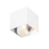 Design Aufbaustrahler Weiß Quadratisch GU10 111mm - Box