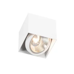 Design Aufbaustrahler Weiß Quadratisch GU10 111mm - Box