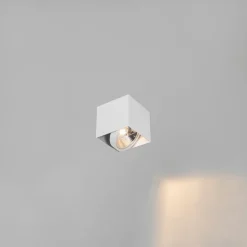 Design Aufbaustrahler Weiß Quadratisch GU10 111mm - Box