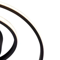 Design Deckenleuchte schwarz inkl. LED 3-stufig dimmbar - Krula