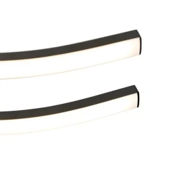 Design Deckenleuchte schwarz mit Holz inkl. LED 3-flammig - Vanesa