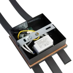 Design Deckenleuchte schwarz mit Holz inkl. LED 3-flammig - Vanesa