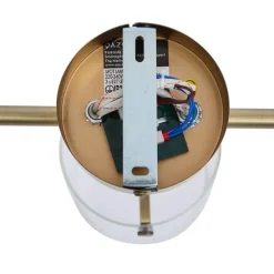 Design Deckenstrahler Bronze mit klarem Glas 3-Licht - Domo
