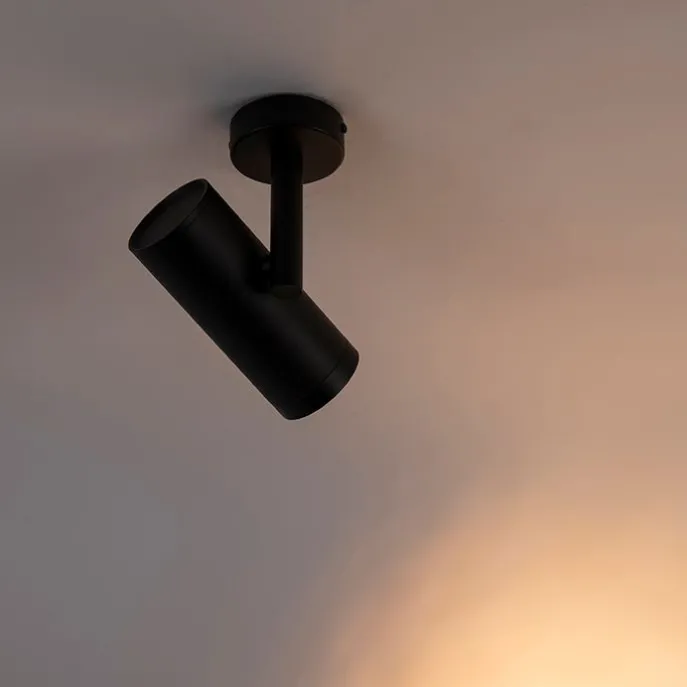 Design Deckenstrahler schwarz verstellbar GU10 50mm - Scopio Honey