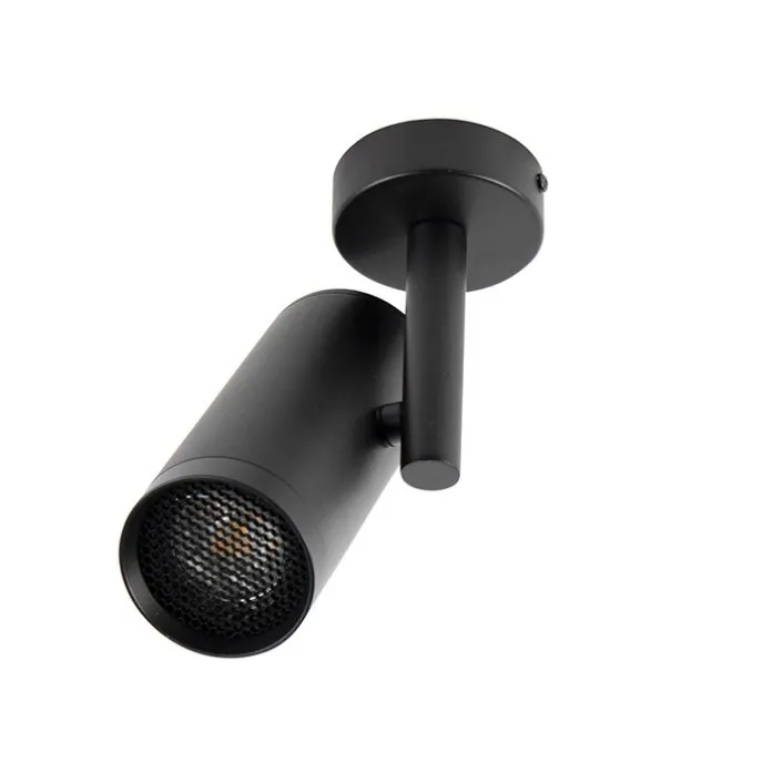 Design Deckenstrahler schwarz verstellbar GU10 50mm - Scopio Honey