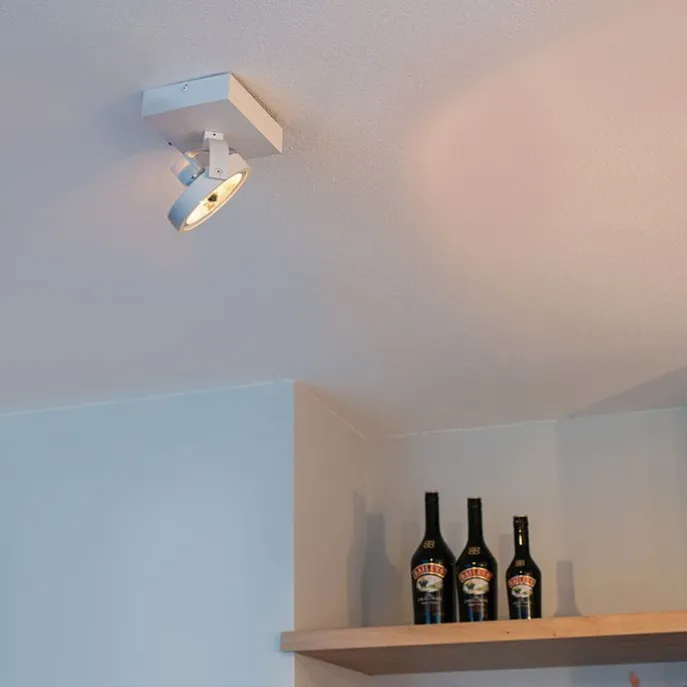 Design Deckenstrahler Weiß Dreh- und Kippbar - Go