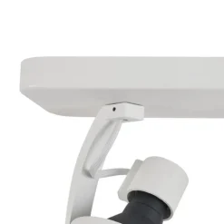 Design Deckenstrahler Weiß GU10 70mm 2-flammig Verstellbar - Vo